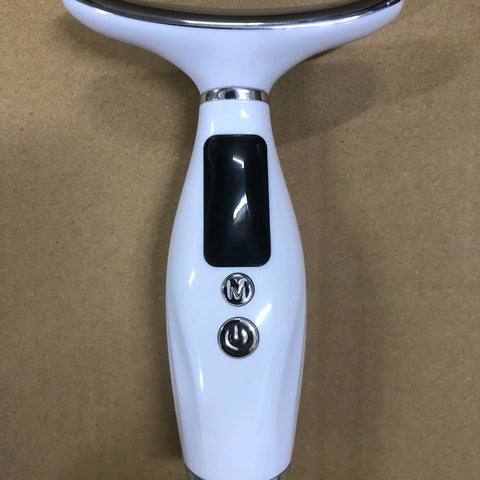 Home Use LED Face Neck Massager 7 Colors Light Therapy 7 Modes 3 Levels Vibration Face Lifting anti Wrinkle Beauty Instrument