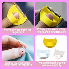 DIY Sewing Guide Template Kit for Consistent Stitches – 3Mm Spacing Precision Sewing Tool for Fabric Embroidery & Leathercraft