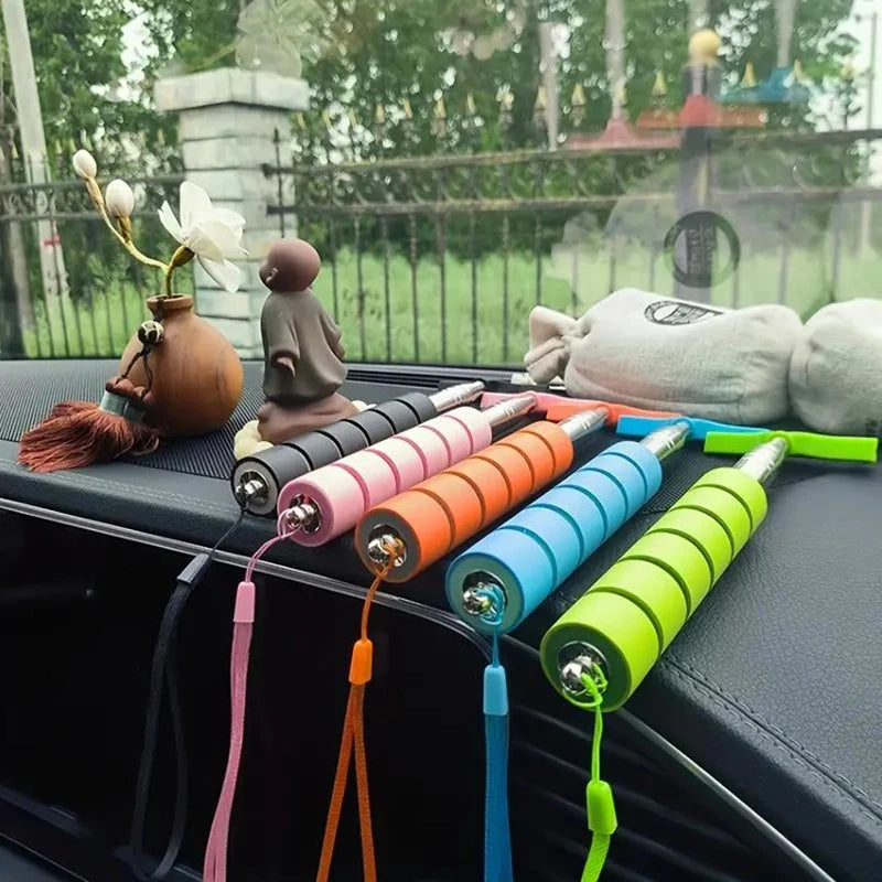 Stainless Steel Car Rearview Mirror Wiper Extendable Car Rearview Mirror Wiper Auto Glass Cleaning Tools Window Cleaning Brush