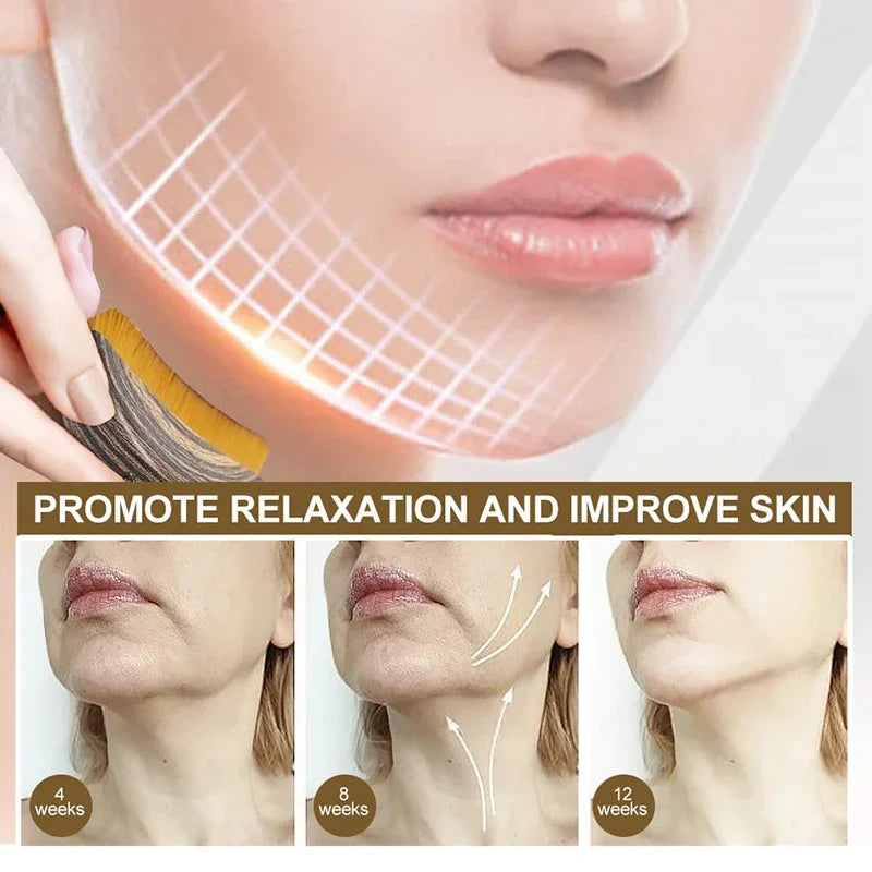Lymphatic Contour Face Brush Ergonomically Designed to Fit Sculpting Drainage Massager for Face the Skin Precisely