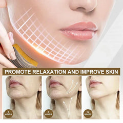 Lymphatic Contour Face Brush Ergonomically Designed to Fit Sculpting Drainage Massager for Face the Skin Precisely