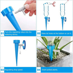 6/18/30Pcs Self-Watering Kits Automatic Waterers Drip Irrigation Indoor Plant Watering Device Plant Garden Gadgets Creative