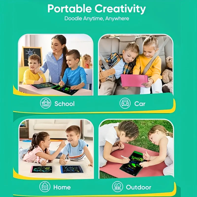 8.5 Inch LCD Writing Tablet Digital Drawing Tablet Handwriting Pads Portable Electronic Tablet Board for 3 4 5 6 7 8 Years Kids