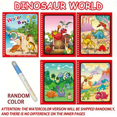 1Pcs Magical Book Water Drawing Montessori Toys Reusable Coloring Book Magic Water Drawing Book Sensory Early Education Toys