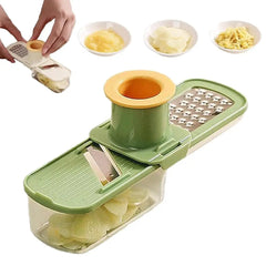 Mandoline Slicer High-Quality Garlic Grinder Handheld Veggie Shredder Sharp Mini Garlic Mandoline for Picnicking Camping
