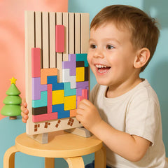 Wooden Tetris Puzzle