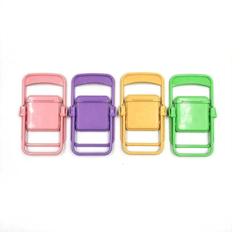 1Pc Portable Replicate Chair Cellphone Holder Desktop  Mobile Phone Stand Support Holder Chair Style Cellphone Stand