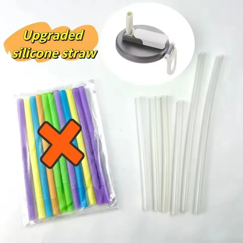 Travel Soda Lid Soda Lid Cover Reusable Silicone Soda Lids with Straws Bpa-Free Covers for Standard Beverage Cans for Picnics