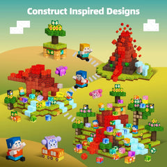 Magnetic Building Blocks Dinosaur Theme Kid Toys for 3+ Years Old Boys Girls, STEM Building Gifts for Kids, Magnets Sensory Game for Toddler 48PCS