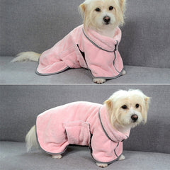 Quick-Drying Pet Absorbent Towel Dog Bathrobe Pet Dog Bath Towel for Dogs Cats Microfiber Absorbent Pet Drying Towel Pet Supplies Pet Products