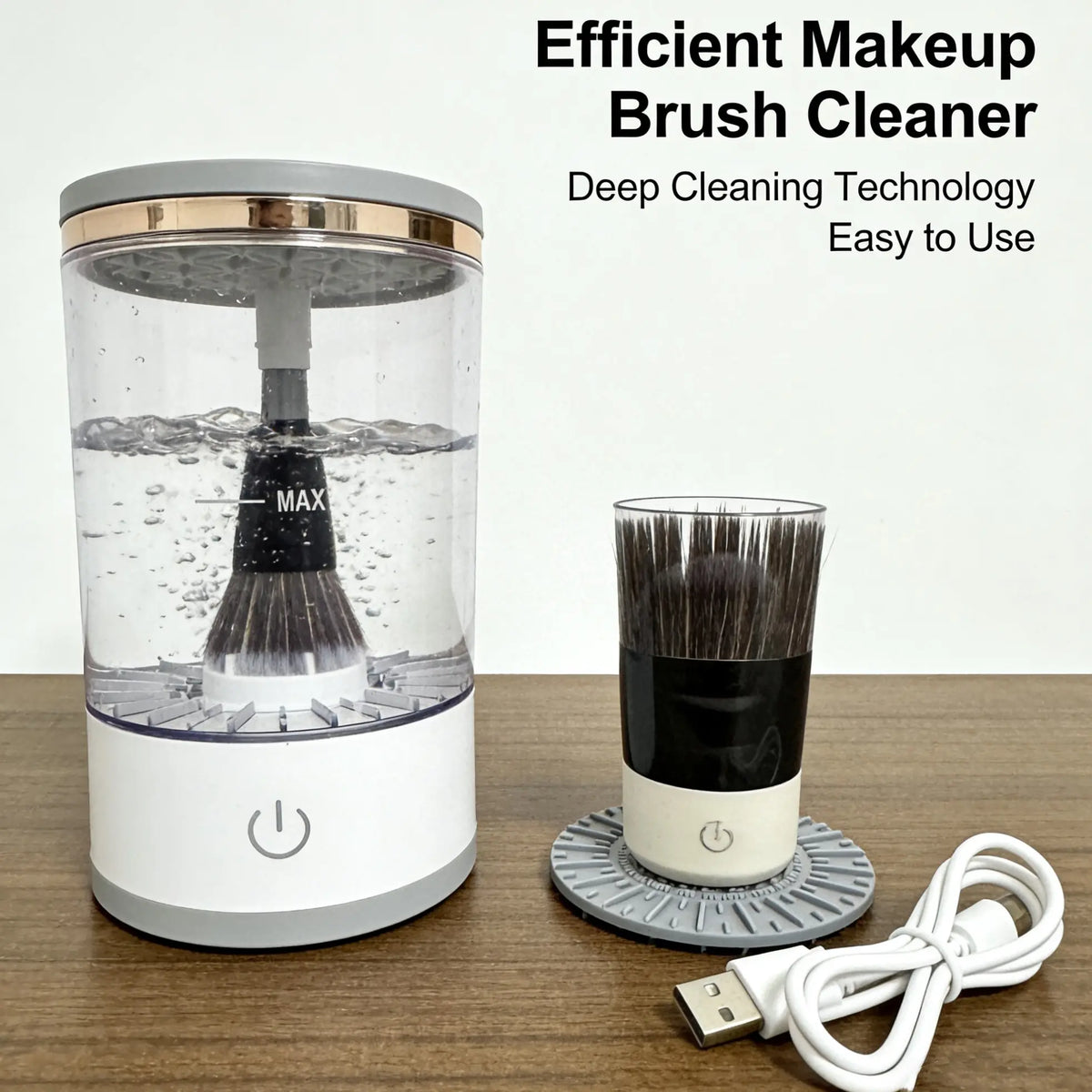 Automatic Electric Makeup Brush Cleaner, Efficient Energy-Saving Design, Multi-Function Beauty Tool, Ideal for Daily Use, Automatic Brush Washer