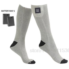 Heating Socks with Battery Box Anti-Cold Men Women Thermal Heated Foot Warmer Outdoor Camping Ski Sports Winter