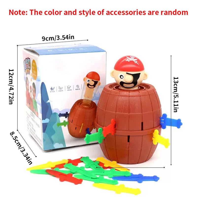 Pirate Bucket - Mr. Sword Bucket - Interactive Board Game, Mock and Trick Game - Trick Pirate Bucket, New and Unique Trick Game
