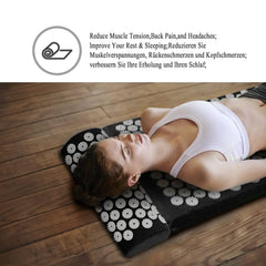 1PC/SET Massager Cushion Acupressure Mat Pillow Relieve Stress Back Pain Massage for Acupuncture Yoga Muscle Relaxation