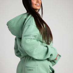 Cozy Travel Hoodie with Airplane Mode Graphic