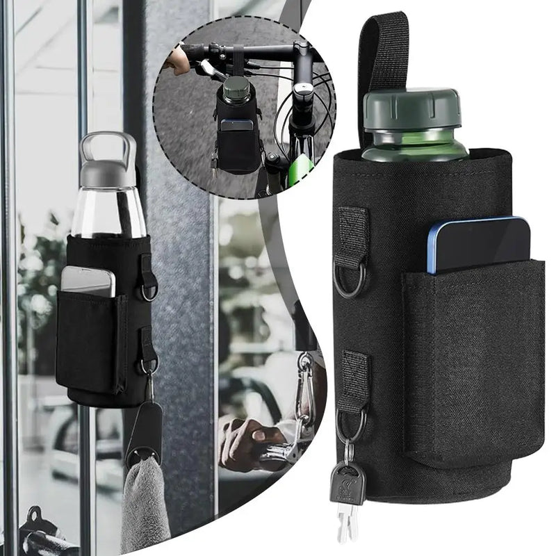 2025 New Magnetic Water Bottle Pouch Bag Gym-Specific Water Cup Holder with Strong Magnet for Outdoor Sports Cup Holder Bag R0Q2