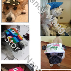 Pet Hat Dog Hat Baseball Hat Summer Canvas Dog Cap Only for Small Pet Dog Outdoor Accessories Outdoor Hiking Sports