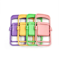1Pc Portable Replicate Chair Cellphone Holder Desktop  Mobile Phone Stand Support Holder Chair Style Cellphone Stand