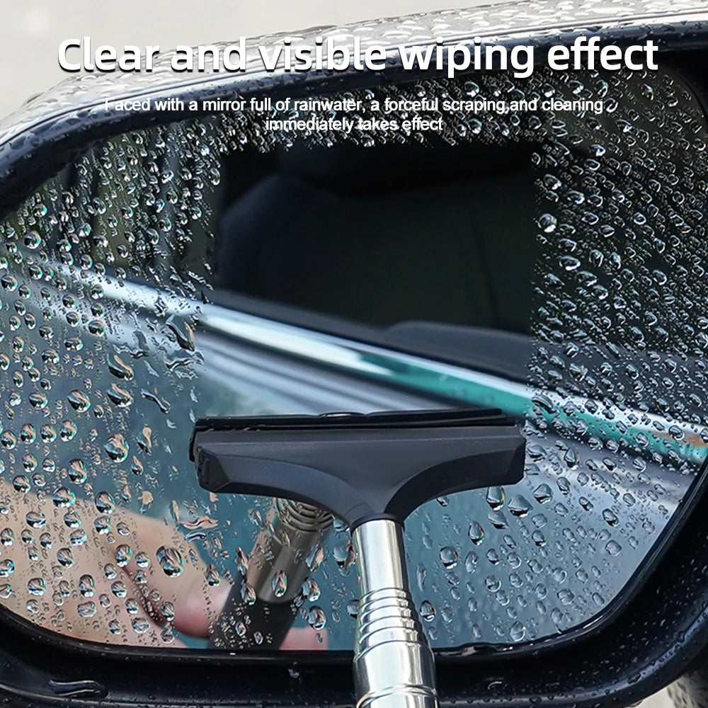 Extendable Handle Wiper Tablet Glass Window Cleaning Tool Windshield Car Front Window Cleaner Mirror Rearview Car Accessories