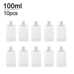 New 5Pcs 30Ml/50Ml/100Ml Refillable Travel Boats Empty Cosmetic Container Travel Bottles Liquid Cosmetic Storage Pouches FZP02