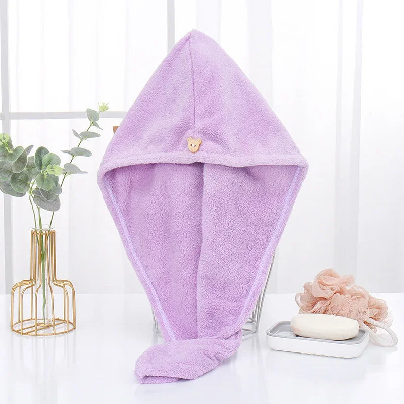 Magic Quick Drying Microfiber Hair Towel Fast Drying Dryer Towel Women Wrap Head Absorption Water Bath Hat