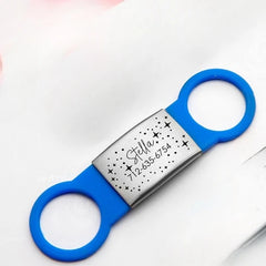 Customized Stainless Steel Engraved Nameplate for Pet Identification Cat and Dog ID Tag Installed on Collar with Name and Phone