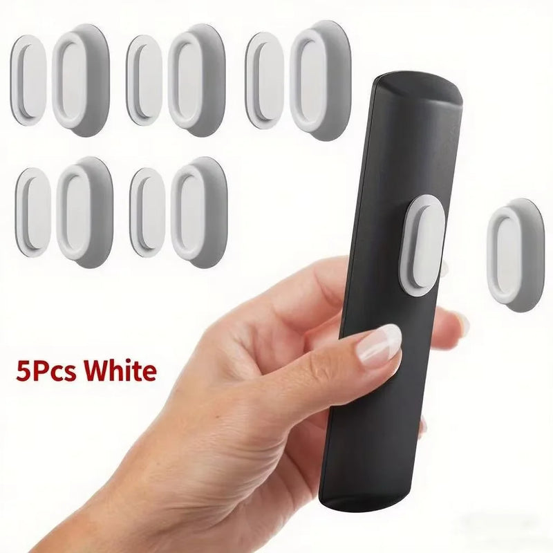 Magnetic Remote Control Holder Strong Self-Adhesive Wall Mount Bracket for TV Conditioner Remotes Universal Household Organizer