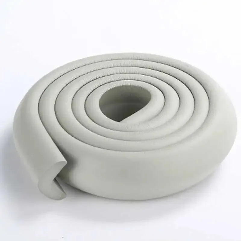 2M Child Bumper Strips Baby Safety Anti-Collision Soft Table Edge L-Shaped Protector Strip Safety Table Corner Protection Strips
