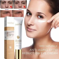 Instant Eye Cream for anti Aging Dark Circles Bags Puffiness Great under Eye Skin Face Tightening Eye Lift Treatment Care
