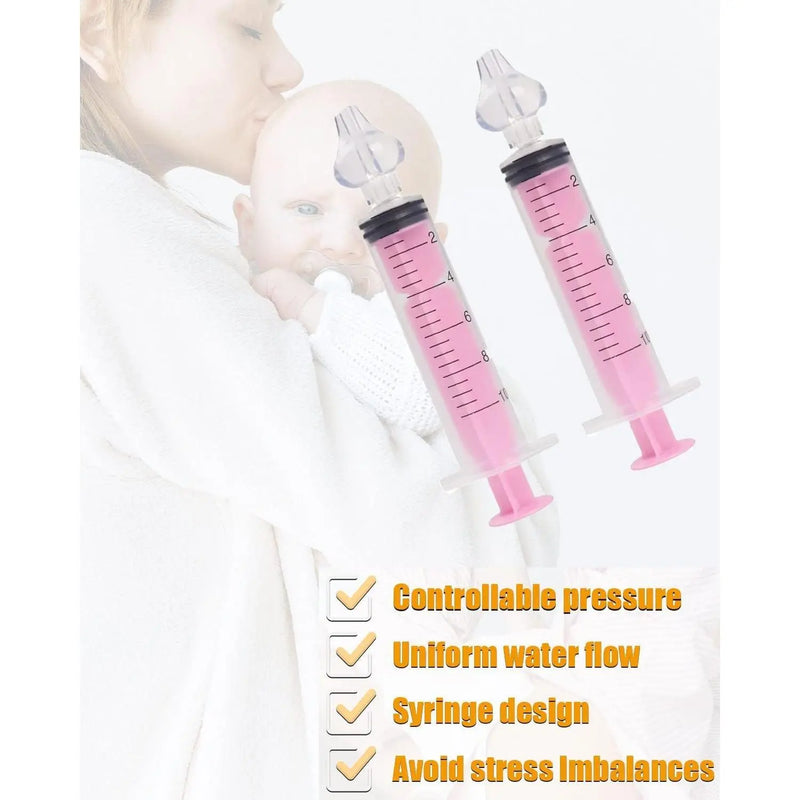 Nasal Irrigator for ,10Ml Nasal Irrigator Portable Nose Cleaner Nasal Irrigation Nose Aspirator for Nasal Wash Nasal Cleaner Nose Rinse 2 Count...