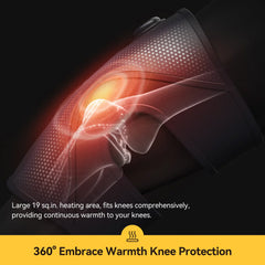 Deerma Cordless Heated Knee Pads (2-Pack) – Vibration + 5-Level Heat | for Knee, Shoulder & Elbow | Knee Relief & Perfect Gift! Comfort