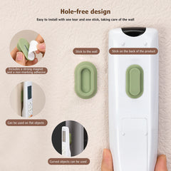 Magnetic Remote Control Holder Strong Self-Adhesive Wall Mount Bracket for TV Conditioner Remotes Universal Household Organizer