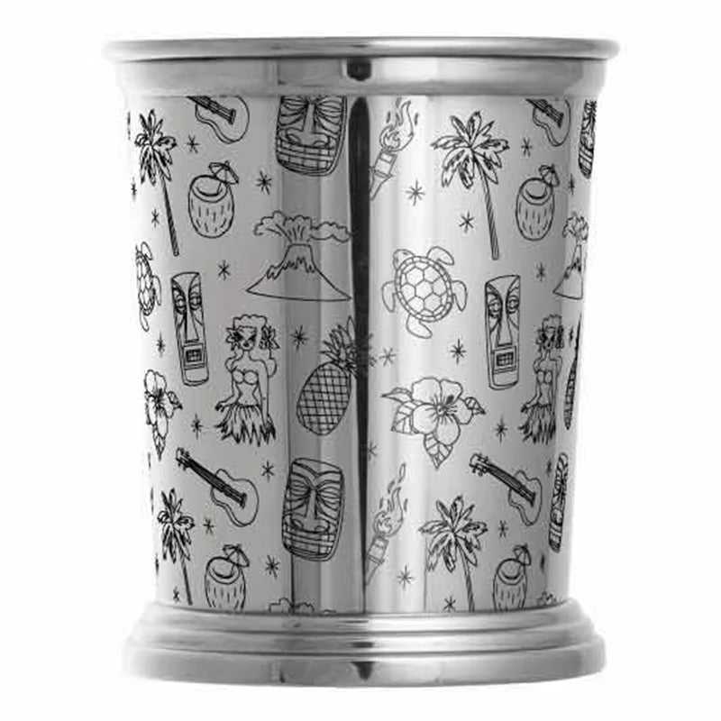 Hammered Copper Plated Stainless Steel Moscow Mule Mug Drum-Type Beer Cup Coffe Cup Water Glass Drinkware