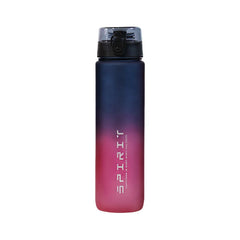 1 Liter Large Capacity Sports Water Bottle Gradient Color Plastic Cup Drink Items Outdoor Beach Travel Portable Gym Fitness Jugs