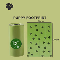 New 300PCS/20 Rolls Pet Biodegradable Trash Bag Dog Poop Bags Scented Poo Bag Degradable Cat Waste Bags Dog Poop Dispenser Gifts
