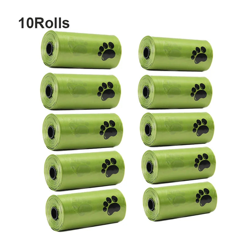 New 300PCS/20 Rolls Pet Biodegradable Trash Bag Dog Poop Bags Scented Poo Bag Degradable Cat Waste Bags Dog Poop Dispenser Gifts
