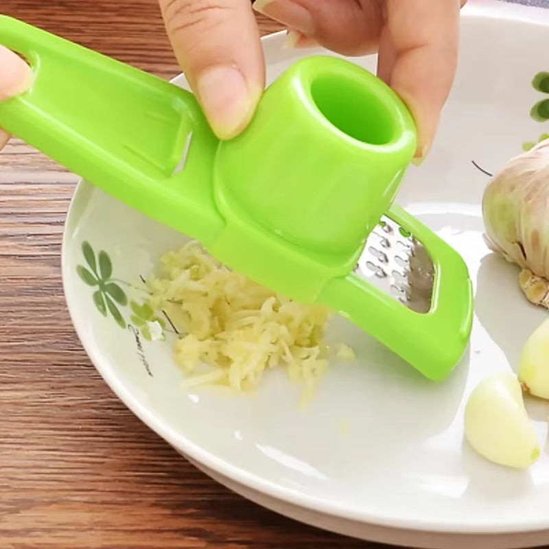 1/2PCS Garlic Crusher Press Multi-Functional Manual Ginger Garlic Grinding Grater Cutter Garlic Peeler Kitchen Tools