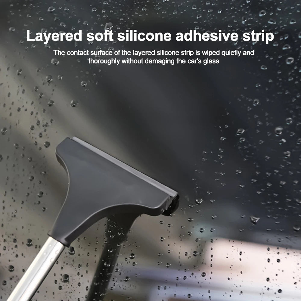 Extendable Handle Wiper Tablet Glass Window Cleaning Tool Windshield Car Front Window Cleaner Mirror Rearview Car Accessories