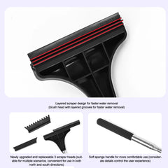 Extendable Handle Wiper Tablet Glass Window Cleaning Tool Windshield Car Front Window Cleaner Mirror Rearview Car Accessories