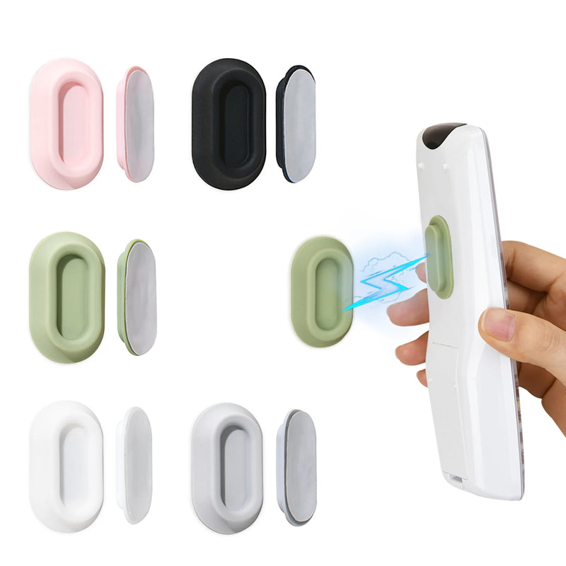 Magnetic Remote Control Holder Strong Self-Adhesive Wall Mount Bracket for TV Conditioner Remotes Universal Household Organizer