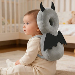Baby Head Protector Cushion Backpack Harness for Walking & Crawling, Christmas Elements, Adjustable Newborn Toddler Safety Gear, Bee Design, Cute