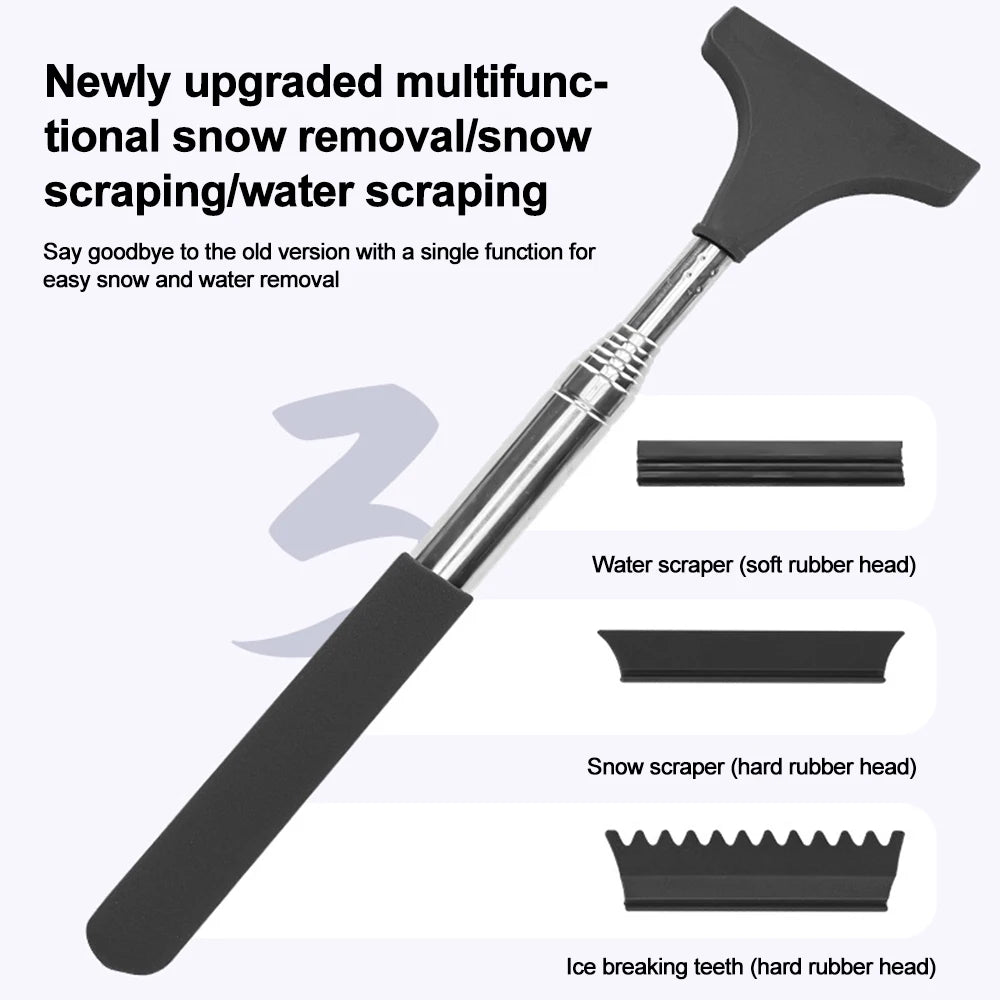 Extendable Handle Wiper Tablet Glass Window Cleaning Tool Windshield Car Front Window Cleaner Mirror Rearview Car Accessories