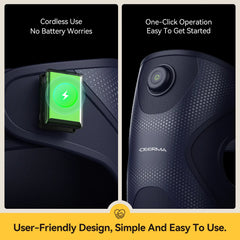 Deerma Cordless Heated Knee Pads (2-Pack) – Vibration + 5-Level Heat | for Knee, Shoulder & Elbow | Knee Relief & Perfect Gift! Comfort