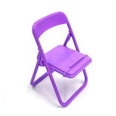 1Pc Portable Replicate Chair Cellphone Holder Desktop  Mobile Phone Stand Support Holder Chair Style Cellphone Stand