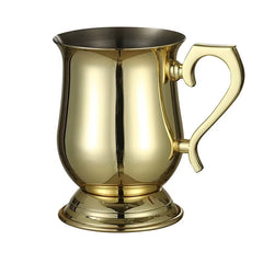 Hammered Copper Plated Stainless Steel Moscow Mule Mug Drum-Type Beer Cup Coffe Cup Water Glass Drinkware