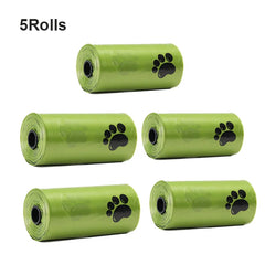 New 300PCS/20 Rolls Pet Biodegradable Trash Bag Dog Poop Bags Scented Poo Bag Degradable Cat Waste Bags Dog Poop Dispenser Gifts