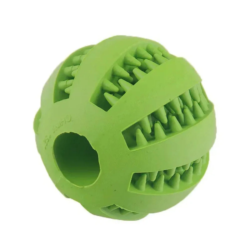 Dog Toy Ball Interactive Elasticity Puppy Chew Toy Tooth Cleaning Rubber Food Interactive Bouncy Ball Pet Stuff Accessories
