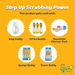 Sponge Caddy Universal Household Sponge Holder - in Sink Sponge Holder with Dual Suction Cups - for  and Traditional Sponges