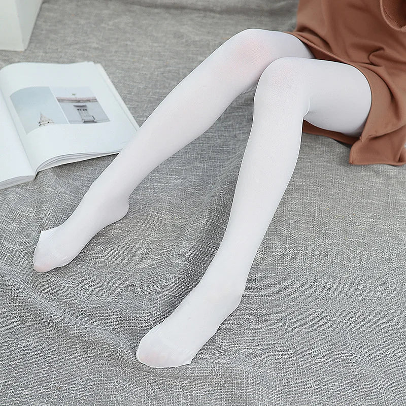 Kids Pantyhose Ballet Dance Tights for Girls Stocking Children Velvet White Pantyhose Girls Tights Professional Ballet Stockings