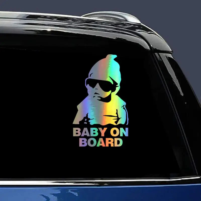 Car Stickers Kids Baby on Board Decals 3D Vinyl Sticker on Car Reflective Motorcycle Decal Car Styling